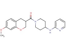 N-{1-[(7-methoxy-3,4-dihydro-2H-chromen-3-yl)carbonyl]piperidin-4-yl}pyridin-2-amine