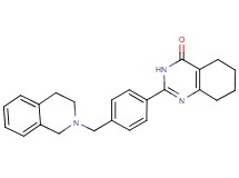 2-[4-(3,4-dihydro-2(1H)-isoquinolinylmethyl)phenyl]-5,6,7,8-tetrahydro-4(3H)-quinazolinone
