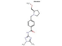 N-(1,5-dimethyl-1H-1,2,4-triazol-3-yl)-4-{[(2R)-2-(methoxymethyl)pyrrolidin-1-yl]methyl}benzamide
