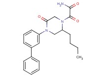 2-[4-(3-biphenylyl)-2-butyl-5-oxo-1-piperazinyl]-2-oxoacetamide