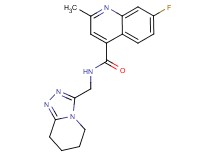 7-fluoro-2-methyl-N-(5,6,7,8-tetrahydro[1,2,4]triazolo[4,3-a]pyridin-3-ylmethyl)-4-quinolinecarboxamide