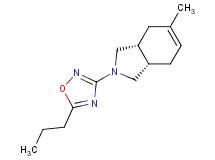 (3aR*,7aS*)-5-methyl-2-(5-propyl-1,2,4-oxadiazol-3-yl)-2,3,3a,4,7,7a-hexahydro-1H-isoindole