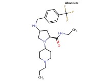 (4R)-N-ethyl-1-(1-propyl-4-piperidinyl)-4-{[4-(trifluoromethyl)benzyl]amino}-L-prolinamide