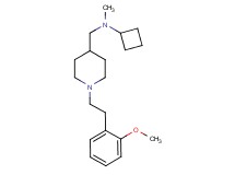 N-({1-[2-(2-methoxyphenyl)ethyl]-4-piperidinyl}methyl)-N-methylcyclobutanamine
