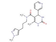 N,6-dimethyl-N-[3-(1-methyl-1H-pyrazol-4-yl)propyl]-2-oxo-4-pyridin-3-yl-1,2,3,4-tetrahydropyrimidine-5-carboxamide