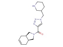 (3aR*,7aS*)-2-{[1-(piperidin-3-ylmethyl)-1H-1,2,3-triazol-4-yl]carbonyl}-2,3,3a,4,7,7a-hexahydro-1H-isoindole