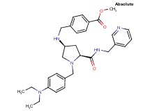 methyl 4-{[((3S,5S)-1-[4-(diethylamino)benzyl]-5-{[(3-pyridinylmethyl)amino]carbonyl}-3-pyrrolidinyl)amino]methyl}benzoate