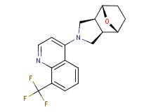 (1R*,2R*,6S*,7S*)-4-[8-(trifluoromethyl)-4-quinolinyl]-10-oxa-4-azatricyclo[5.2.1.0~2,6~]decane