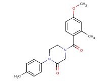 4-(4-methoxy-2-methylbenzoyl)-1-(4-methylphenyl)-2-piperazinone