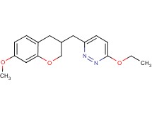 3-ethoxy-6-[(7-methoxy-3,4-dihydro-2H-chromen-3-yl)methyl]pyridazine
