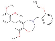 7-(2,3-dimethoxyphenyl)-4-(2-ethoxybenzyl)-9-methoxy-2,3,4,5-tetrahydro-1,4-benzoxazepine