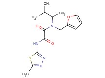 N-(1,2-dimethylpropyl)-N-(2-furylmethyl)-N'-(5-methyl-1,3,4-thiadiazol-2-yl)ethanediamide