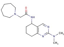 2-(1-azepanyl)-N-[2-(dimethylamino)-5,6,7,8-tetrahydro-5-quinazolinyl]acetamide