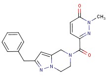 6-[(2-benzyl-6,7-dihydropyrazolo[1,5-a]pyrazin-5(4H)-yl)carbonyl]-2-methylpyridazin-3(2H)-one