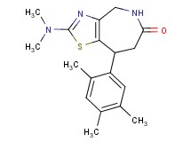 2-(dimethylamino)-8-(2,4,5-trimethylphenyl)-4,5,7,8-tetrahydro-6H-[1,3]thiazolo[4,5-c]azepin-6-one