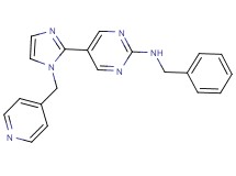 N-benzyl-5-[1-(pyridin-4-ylmethyl)-1H-imidazol-2-yl]pyrimidin-2-amine