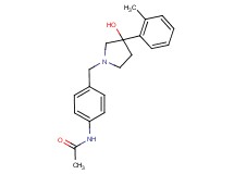 N-(4-{[3-hydroxy-3-(2-methylphenyl)pyrrolidin-1-yl]methyl}phenyl)acetamide