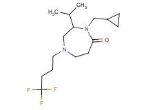 4-(cyclopropylmethyl)-3-isopropyl-1-(4,4,4-trifluorobutyl)-1,4-diazepan-5-one