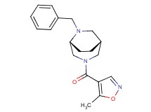 (1R*,5R*)-6-benzyl-3-[(5-methylisoxazol-4-yl)carbonyl]-3,6-diazabicyclo[3.2.2]nonane