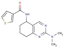 N-[2-(dimethylamino)-5,6,7,8-tetrahydro-5-quinazolinyl]-3-thiophenecarboxamide