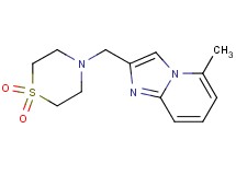 2-[(1,1-dioxido-4-thiomorpholinyl)methyl]-5-methylimidazo[1,2-a]pyridine trifluoroacetate