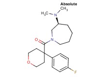 (3S)-1-{[4-(4-fluorophenyl)tetrahydro-2H-pyran-4-yl]carbonyl}-N,N-dimethylazepan-3-amine