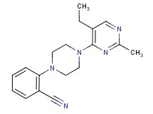 2-[4-(5-ethyl-2-methylpyrimidin-4-yl)piperazin-1-yl]benzonitrile