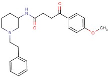 4-(4-methoxyphenyl)-4-oxo-N-[1-(2-phenylethyl)-3-piperidinyl]butanamide