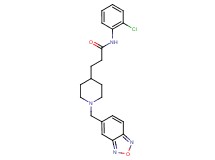 3-[1-(2,1,3-benzoxadiazol-5-ylmethyl)-4-piperidinyl]-N-(2-chlorophenyl)propanamide