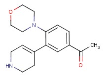 1-[4-(4-morpholinyl)-3-(1,2,3,6-tetrahydro-4-pyridinyl)phenyl]ethanone hydrochloride