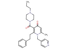 6-methyl-2-(2-phenylethyl)-3-[(4-propyl-1-piperazinyl)carbonyl]-1-(4-pyridinylmethyl)-4(1H)-pyridinone