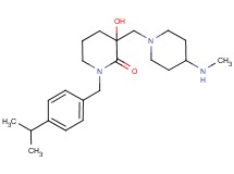 3-hydroxy-1-(4-isopropylbenzyl)-3-{[4-(methylamino)piperidin-1-yl]methyl}piperidin-2-one