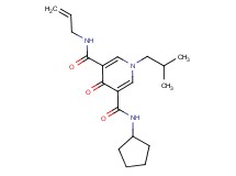 N-allyl-N'-cyclopentyl-1-isobutyl-4-oxo-1,4-dihydro-3,5-pyridinedicarboxamide