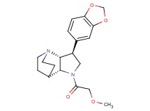 (2R*,3S*,6R*)-3-(1,3-benzodioxol-5-yl)-5-(methoxyacetyl)-1,5-diazatricyclo[5.2.2.0~2,6~]undecane