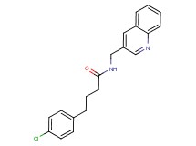 4-(4-chlorophenyl)-N-(quinolin-3-ylmethyl)butanamide