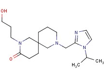2-(3-hydroxypropyl)-8-[(1-isopropyl-1H-imidazol-2-yl)methyl]-2,8-diazaspiro[5.5]undecan-3-one
