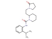 N-(2-isopropylphenyl)-2-[2-(2-oxo-1-pyrrolidinyl)ethyl]-1-piperidinecarboxamide