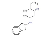 2,3-dihydro-1H-inden-2-yl[1-methyl-2-(3-methylpyridin-2-yl)ethyl]amine