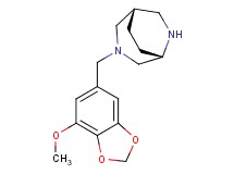 rel-(1S,5S)-3-[(7-methoxy-1,3-benzodioxol-5-yl)methyl]-3,6-diazabicyclo[3.2.2]nonane dihydrochloride