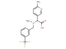 (6-aminopyridin-3-yl){methyl[3-(trifluoromethyl)benzyl]amino}acetic acid