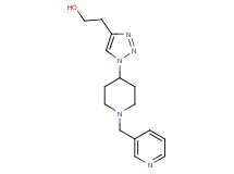 2-{1-[1-(3-pyridinylmethyl)-4-piperidinyl]-1H-1,2,3-triazol-4-yl}ethanol