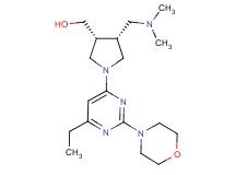 {(3R*,4R*)-4-[(dimethylamino)methyl]-1-[6-ethyl-2-(4-morpholinyl)-4-pyrimidinyl]-3-pyrrolidinyl}methanol