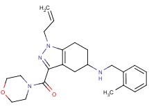 1-allyl-N-(2-methylbenzyl)-3-(4-morpholinylcarbonyl)-4,5,6,7-tetrahydro-1H-indazol-5-amine