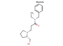 N-benzyl-N-ethyl-3-[(2S)-2-(hydroxymethyl)pyrrolidin-1-yl]propanamide