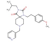 3-isobutyl-1-[2-(4-methoxyphenyl)ethyl]-8-(3-pyridinylmethyl)-1,3,8-triazaspiro[4.5]decane-2,4-dione