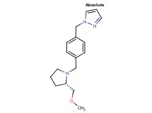 1-(4-{[(2S)-2-(methoxymethyl)pyrrolidin-1-yl]methyl}benzyl)-1H-pyrazole