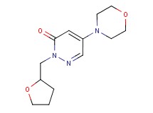 5-morpholin-4-yl-2-(tetrahydrofuran-2-ylmethyl)pyridazin-3(2H)-one