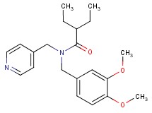 N-(3,4-dimethoxybenzyl)-2-ethyl-N-(4-pyridinylmethyl)butanamide