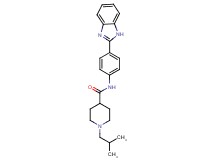 N-[4-(1H-benzimidazol-2-yl)phenyl]-1-isobutyl-4-piperidinecarboxamide