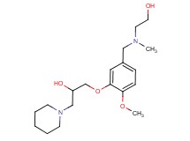 1-(5-{[(2-hydroxyethyl)(methyl)amino]methyl}-2-methoxyphenoxy)-3-piperidin-1-ylpropan-2-ol
